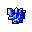 Blue crystal Stone
