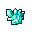 Cyan Crystal Stone
